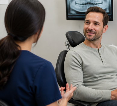 1.
ConsultationWe take the time to thoroughly assess your teeth, bite and jaw alignment before recommending any treatment path.